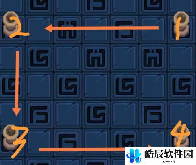 坎公骑冠剑迷宫4怎么走 迷宫4点火顺序攻略