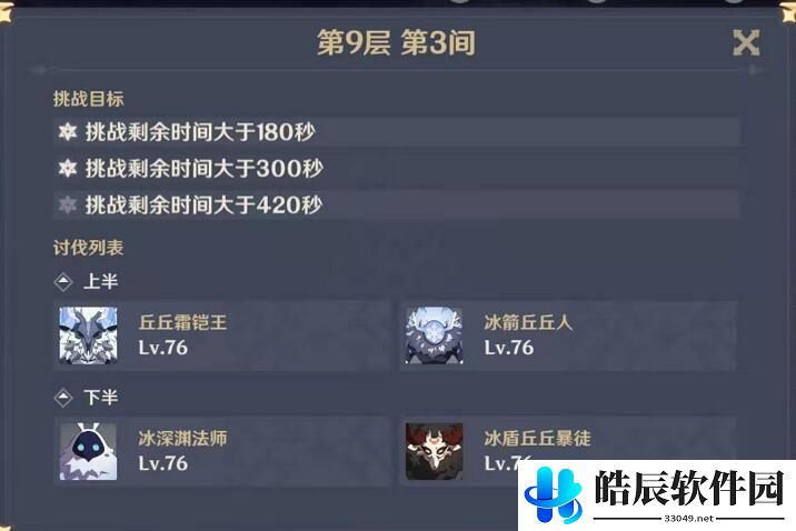 原神1.4深渊9层怎么打 1.4深渊9层阵容搭配