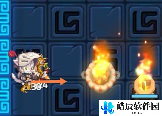 坎公骑冠剑迷宫4怎么走 迷宫4点火顺序攻略