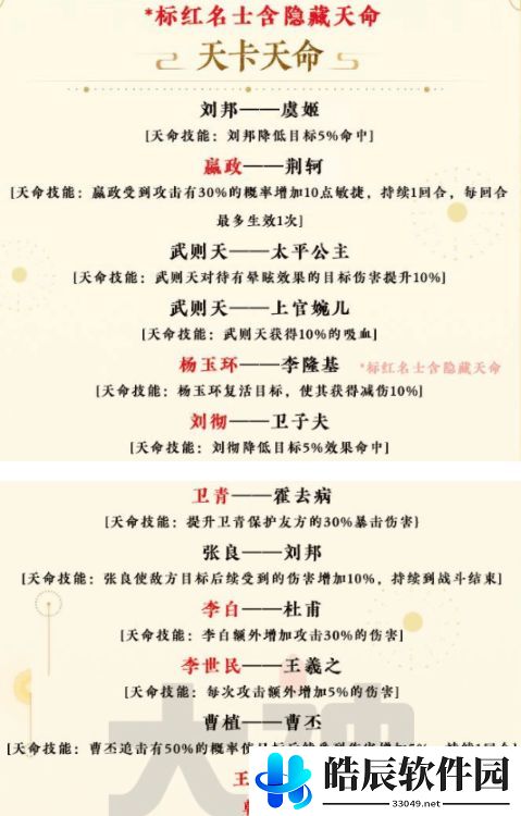 忘川风华录隐藏天命怎么解锁 隐藏天命解锁攻略