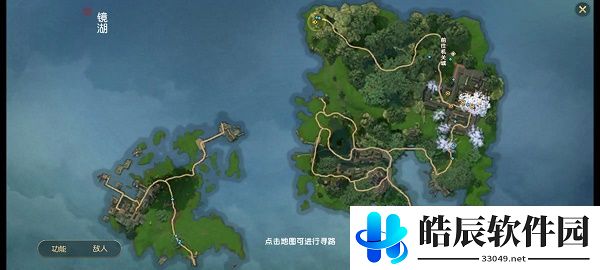秦时明月世界一线天在哪 风物解锁一线天位置坐标