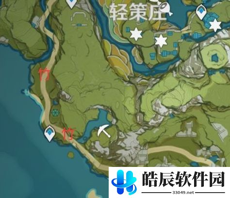 原神竹节在哪 竹节位置坐标