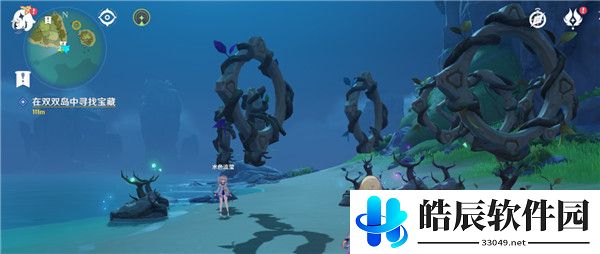 原神双双岛魔环解密攻略 双双岛海滩魔环元素靶盘解谜