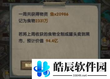 最终庇护所变异战争版本食品大亨玩法 罐头流通关攻略