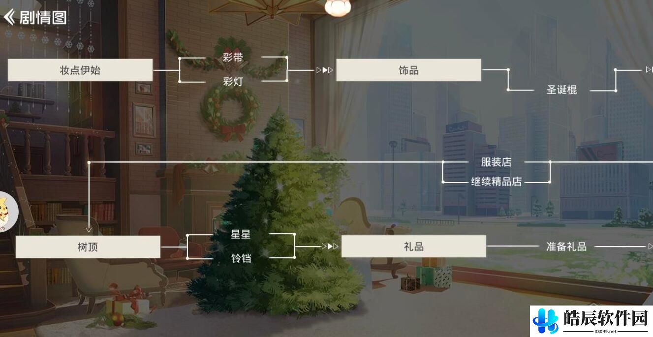 双生幻想圣诞全剧情路线流程攻略