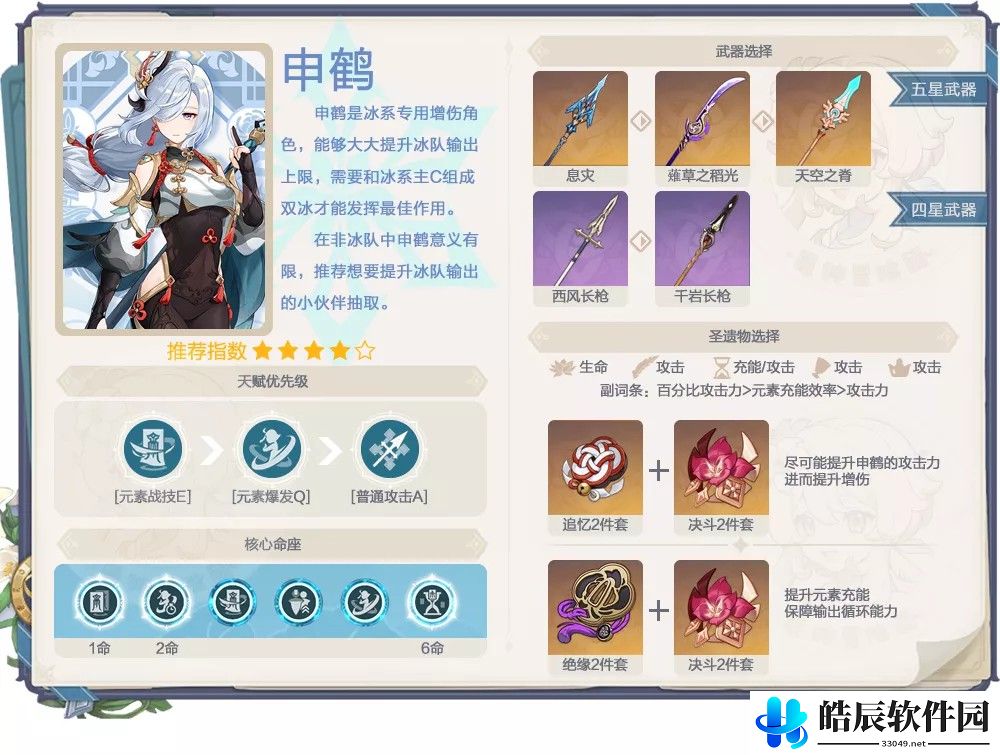 原神申鹤和魈抽不抽 申鹤值得抽吗