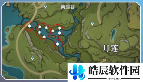 原神月莲采集路线汇总大全 原神月莲快速高效采集路线图