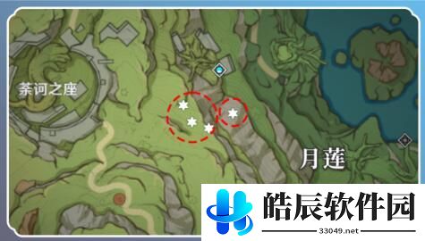 原神月莲采集路线汇总大全 原神月莲快速高效采集路线图