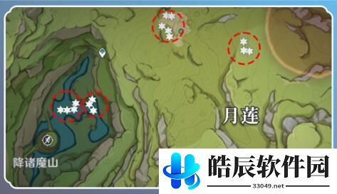原神月莲采集路线汇总大全 原神月莲快速高效采集路线图